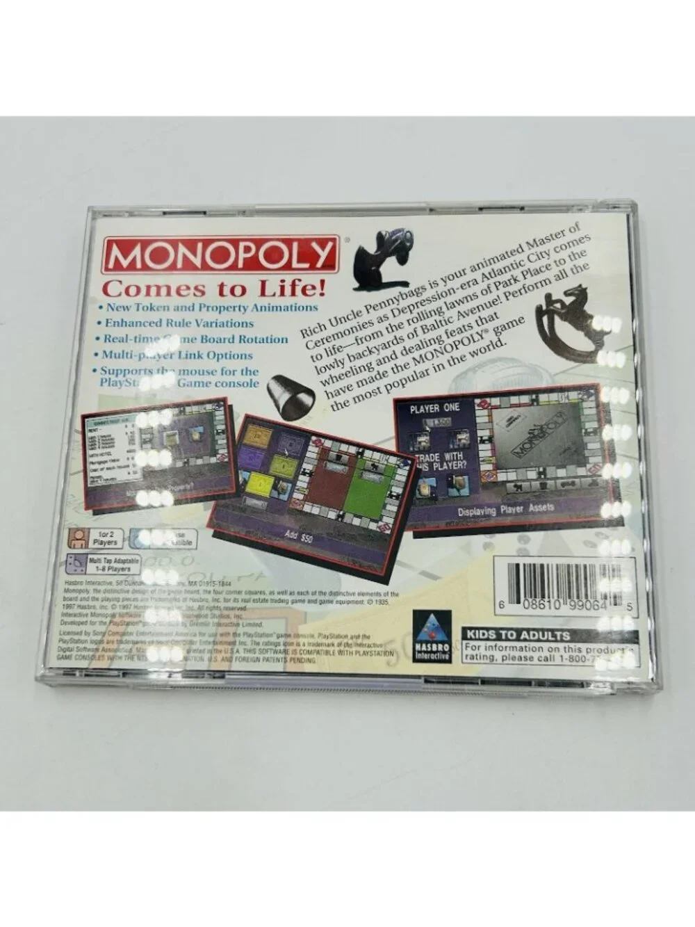 Monopoly | Black Label | Complete |PlayStation 1 | 1998 | Original Case & Manual